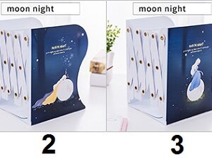 نگهدارنده فلزی کتاب آکاردئونی طرح Moon Night