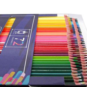 مداد رنگی 72 رنگ طراحی M.Q