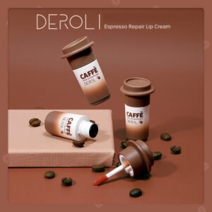 کرم لب قهوه Derol مدل DR028
