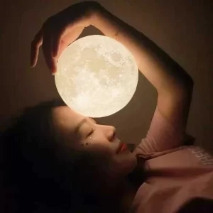 چراغ خواب طرح کره ماه استنددار