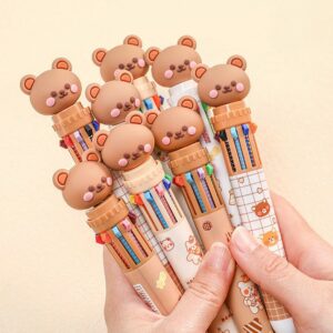 خودکار ۱۰ رنگ طرح خرس تدی